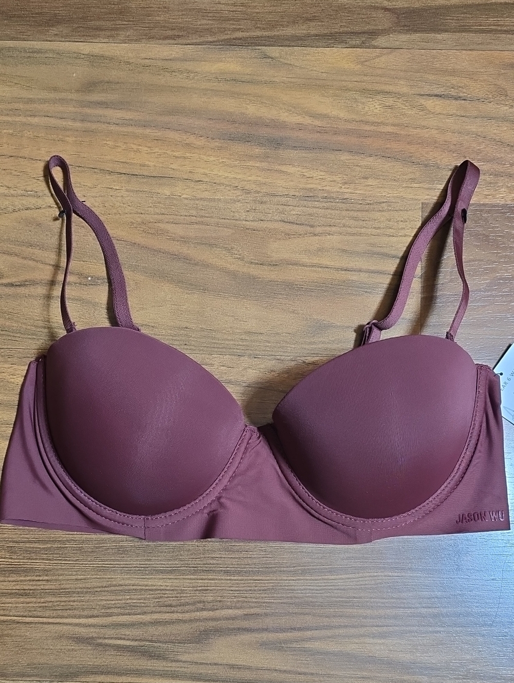Jason Wu Multi-Way 6-Way Convertible Balconette Bra - 34B - Maroon